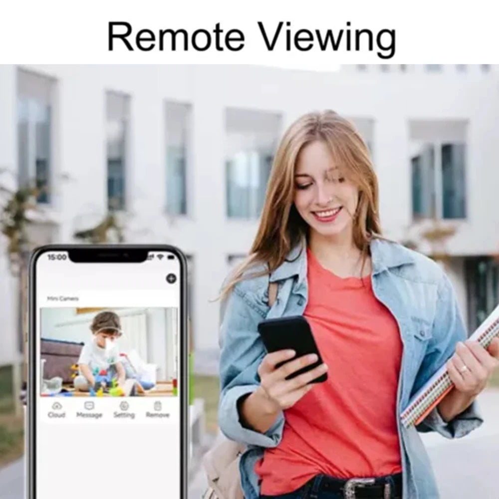 Mini cámara portátil WiFi HD 1080P DIY, microvideocámara P2P, cámara web inalámbrica, grabación en bucle, compatible con visualización remota