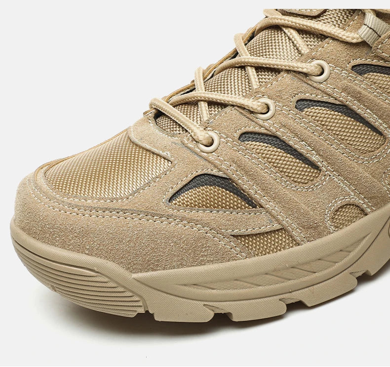 Botas de cuero de alta calidad para hombre, ideales para pesca, caza, senderismo, actividades al aire libre y trabajo.