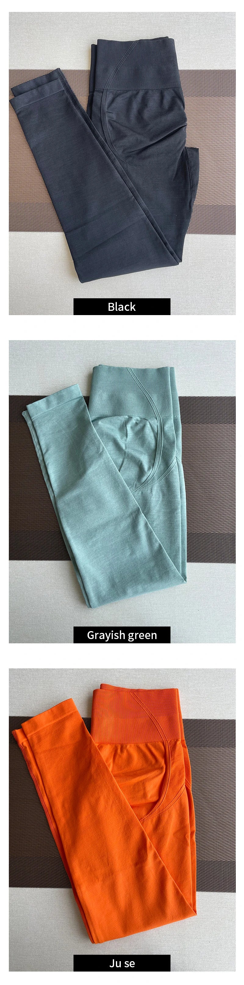 Pantalones deportivos ajustados sin costuras TKITK, leggings de gimnasio para mujer, pantalones de yoga suaves de cintura alta, ropa deportiva para fitness.