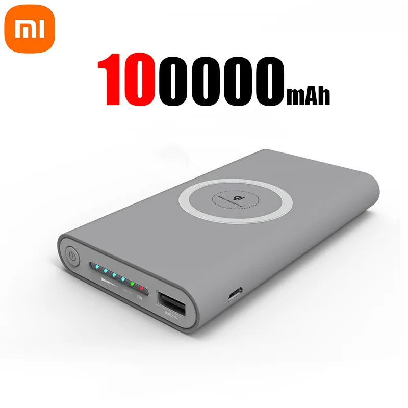 Batería externa Xiaomi de 500.000 mAh, inalámbrica, bidireccional, de carga rápida, magnética, tipo C, para iPhone, Samsung y Xiaomi.