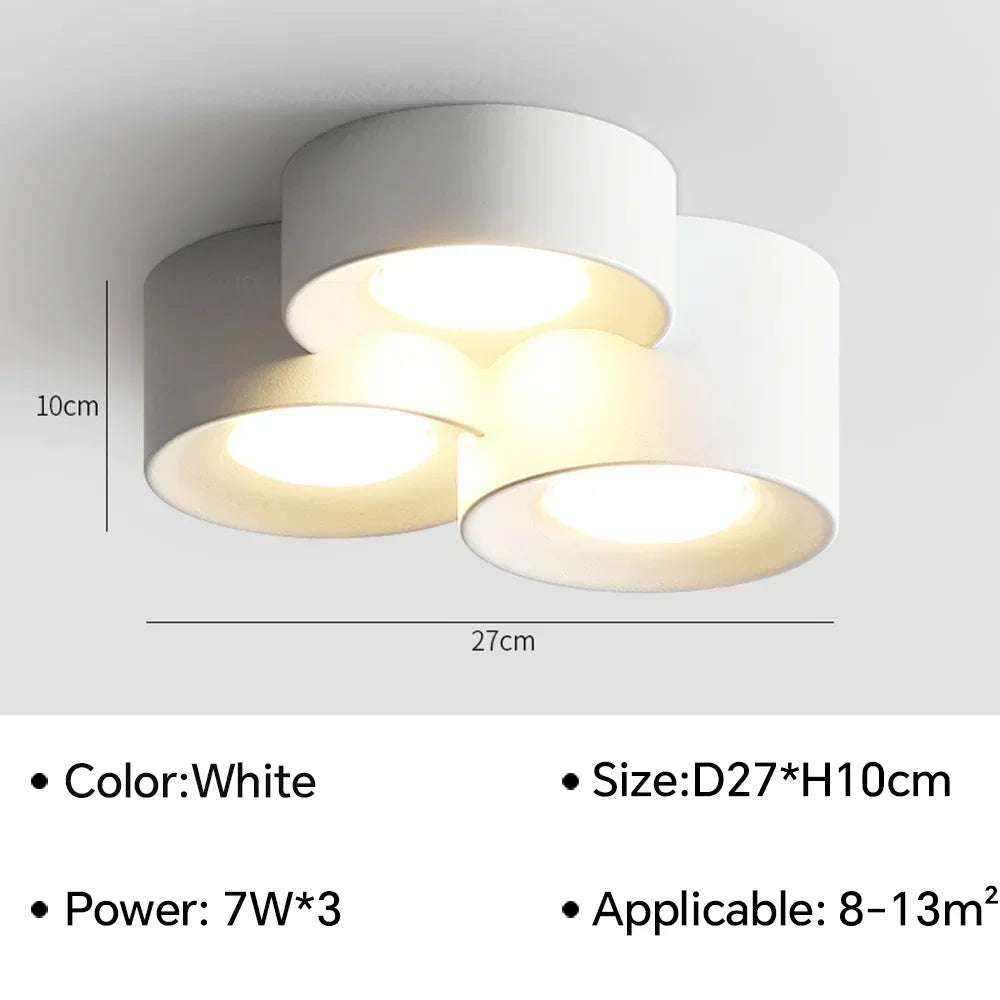 Lámparas LED de techo para sala de estar, dormitorio, pasillo, estilo moderno, estilo nórdico, minimalista, para decoración de interiores.