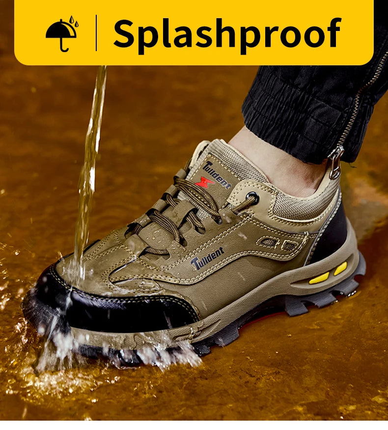 Zapatos de seguridad nuevos para hombre, zapatos de trabajo resistentes a perforaciones, zapatos de protección para hombre, botas de trabajo resistentes al desgaste, botas tácticas