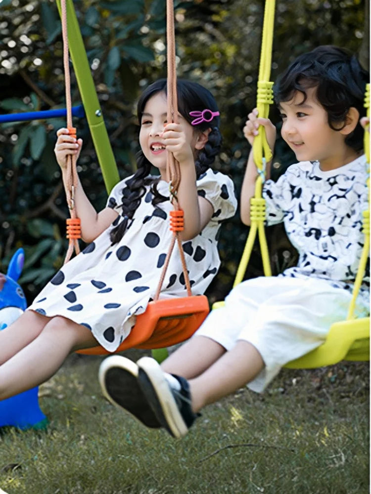 Equipo de entretenimiento para patio de juegos interior y exteriorJuguetes de columpio de patio trasero duraderosColumpio de jardín para niños de altura ajustable