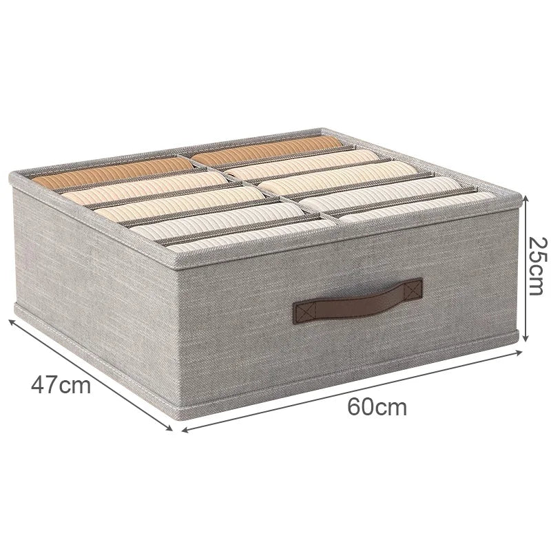 Organizador de ropa para guardarropa, suéter, camisetas, pantalones gruesos, ropa interior y calcetines para el hogar.