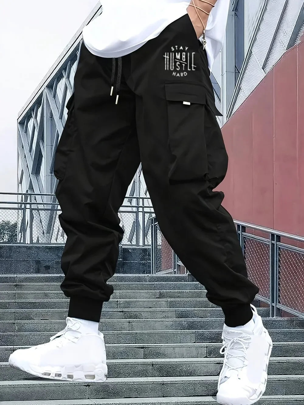 Retro Workwear Loose Sports Men's Casual Pants Straight Leg Trousers Spring Autumn Popular Long Pants Comfortable Fit
