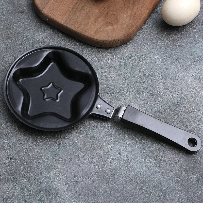 Mini sartén para tortillas, divertida sartén para desayuno con dibujos animados, sartén para panqueques, ollas antiadherentes, utensilios de cocina para el desayuno