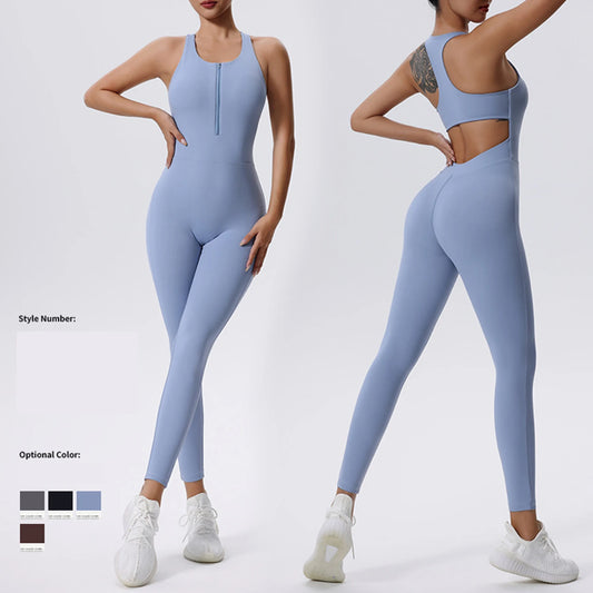 Conjunto de yoga, mono para mujer, para todas las estaciones, informal, deportivo, sin mangas, ajustado, ropa deportiva, todo en uno, mono, ropa para mujer