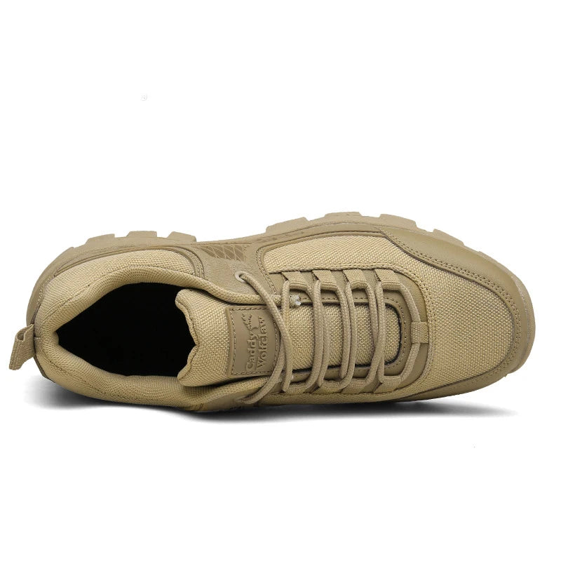 Nuevas zapatillas para hombre: calzado deportivo informal para senderismo, actividades al aire libre, entrenamiento táctico, escalada y uso militar.