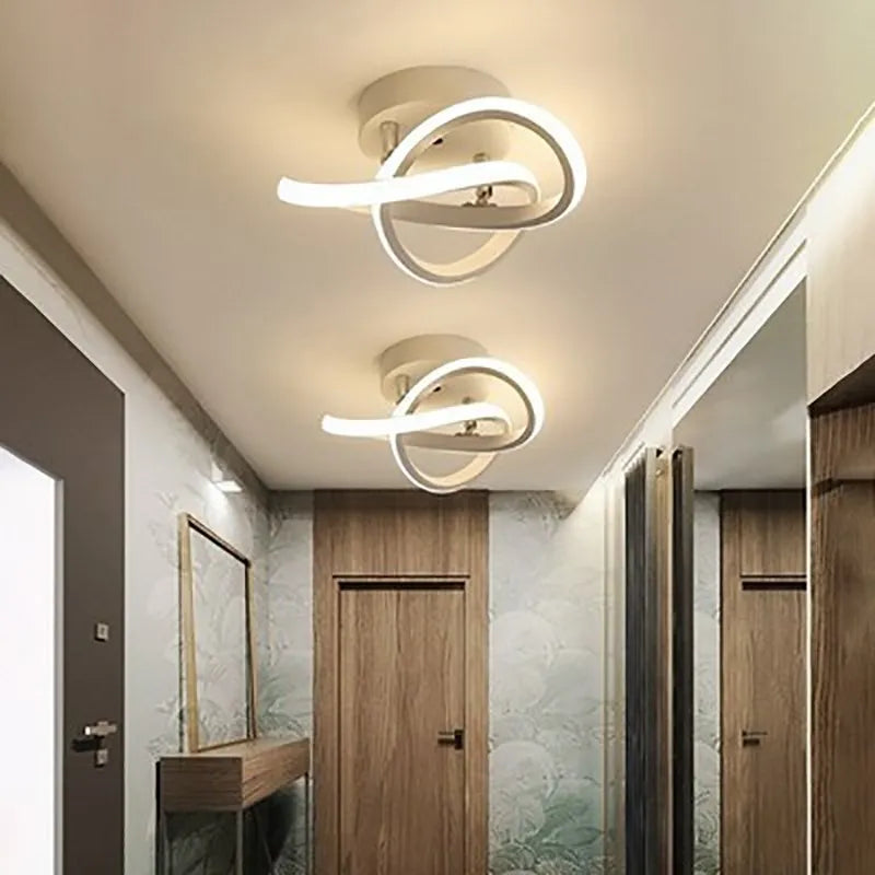Lámparas de techo LED para pasillo, modernas y minimalistas, para sala de estar, balcón, entrada, escalera, decoración del hogar, accesorios LED brillantes.