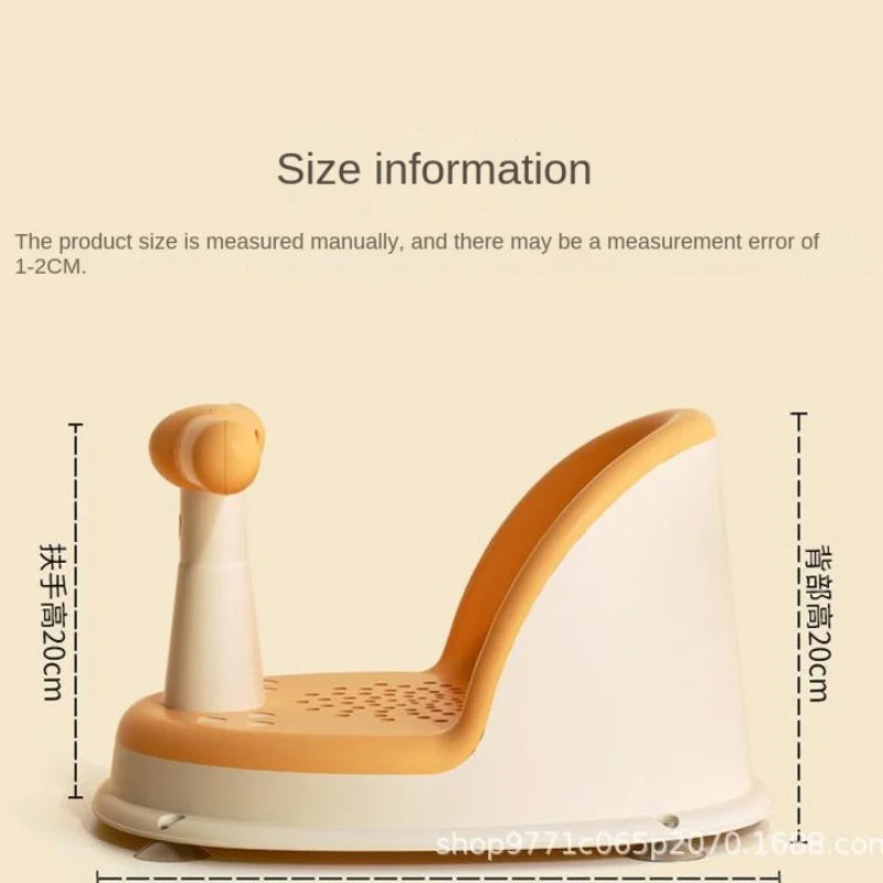 Asiento de ducha para niños Soporte de ducha portátil para recién nacidos y niños pequeños Accesorios de crecimiento infantil