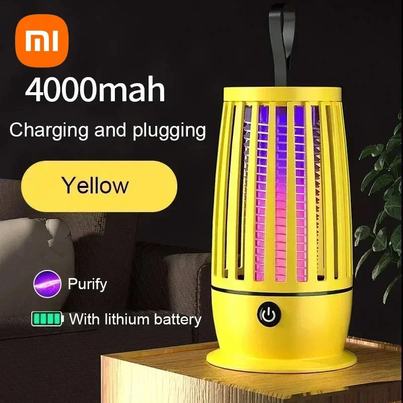 Lámpara antimosquitos Xiaomi, repelente de insectos, recargable por USB, para exteriores, silenciosa, potente, antimosquitos, eléctrica