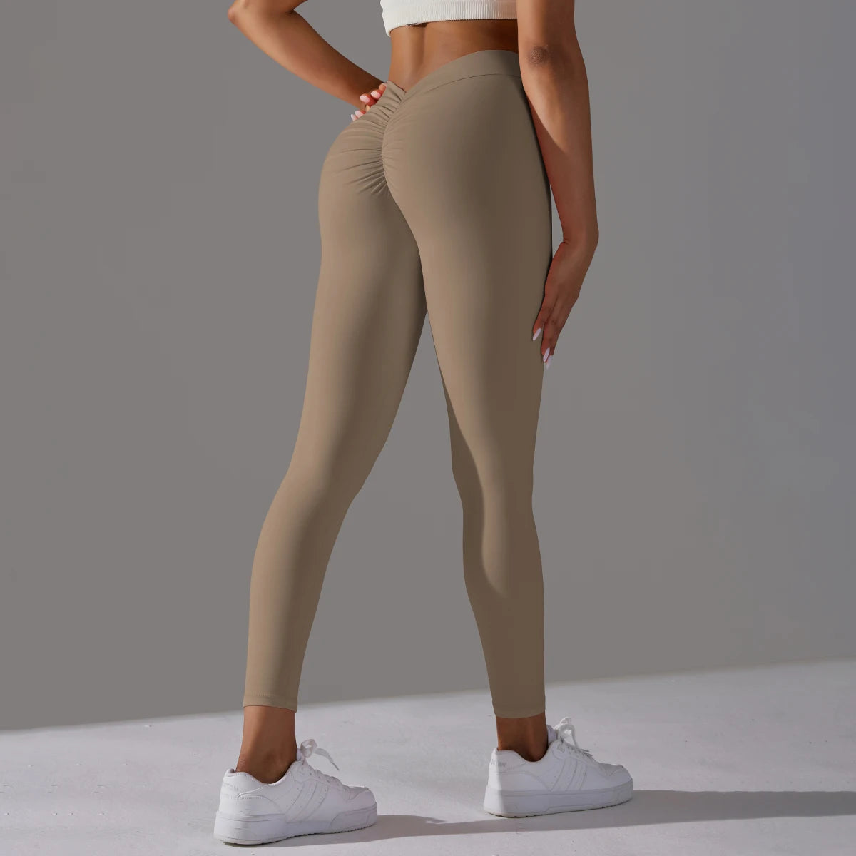 Women Seamless Solid Leggings Knitted High Waist Sports Leggings Fashion Hip Lifting Running Yoga Sport Gym Tights Pantalones