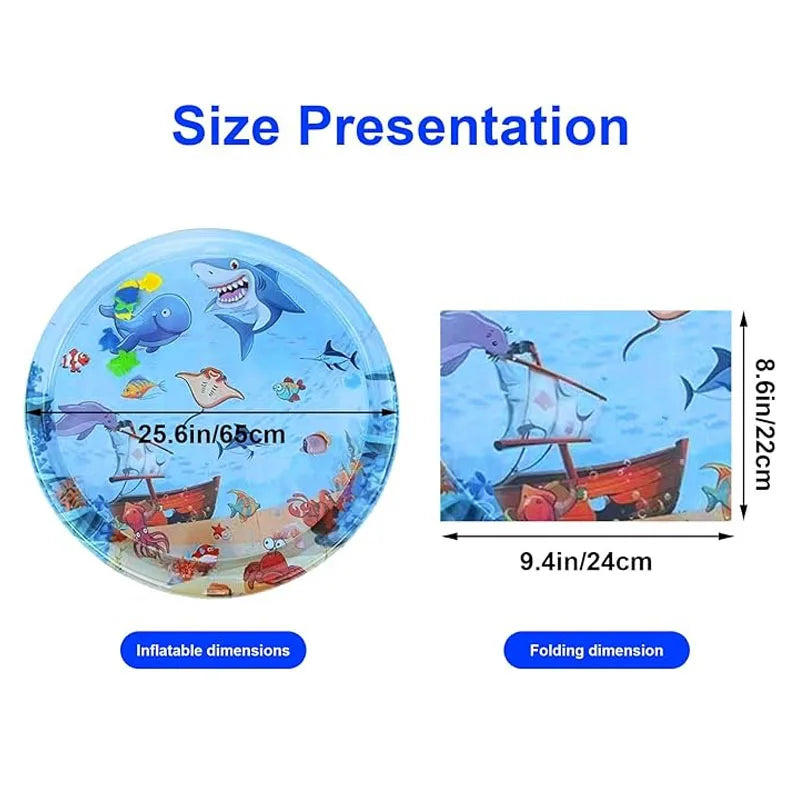 Esterilla de agua sensorial inflable gruesa para gatos, suministros para mascotas, esterilla de limpieza y refrigeración, accesorios de verano para gatos.