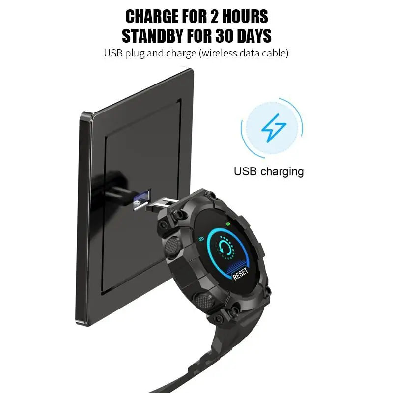 FD68 - Nuevos relojes inteligentes para hombre y mujer, con Bluetooth, táctil, pulsera de fitness, relojes deportivos conectados para iOS y Android
