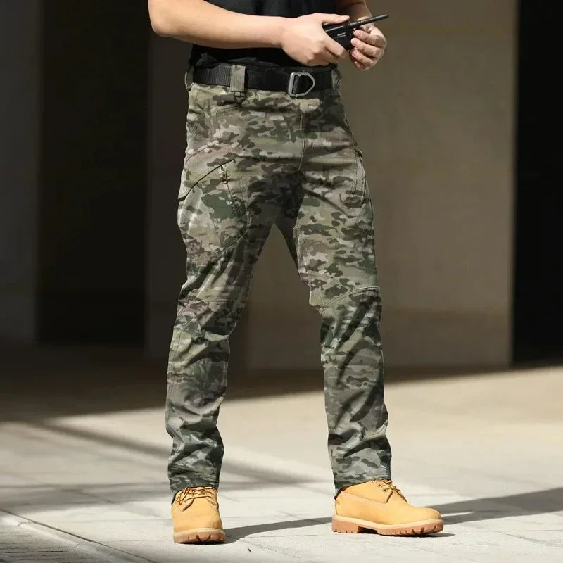 Tactical Cargo Pants Men Combat Trousers Army Military Pants Multiple Pockets Working Hiking Casual Men's Trousers Plus Size 6XL