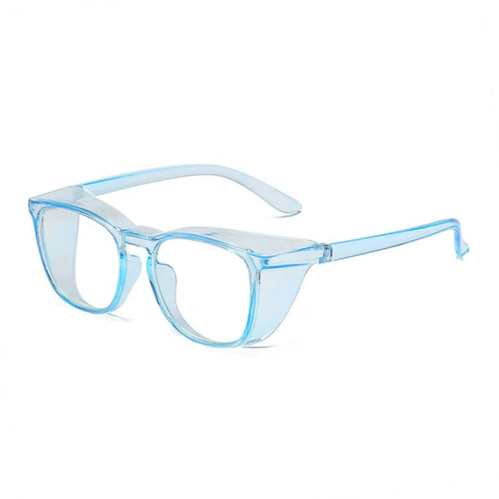 Gafas anti-luz azul para hombres y mujeres, transparentes, a prueba de arena, antichoque, para ciclismo, seguras, con bloqueo de luz azul, protección para los ojos.