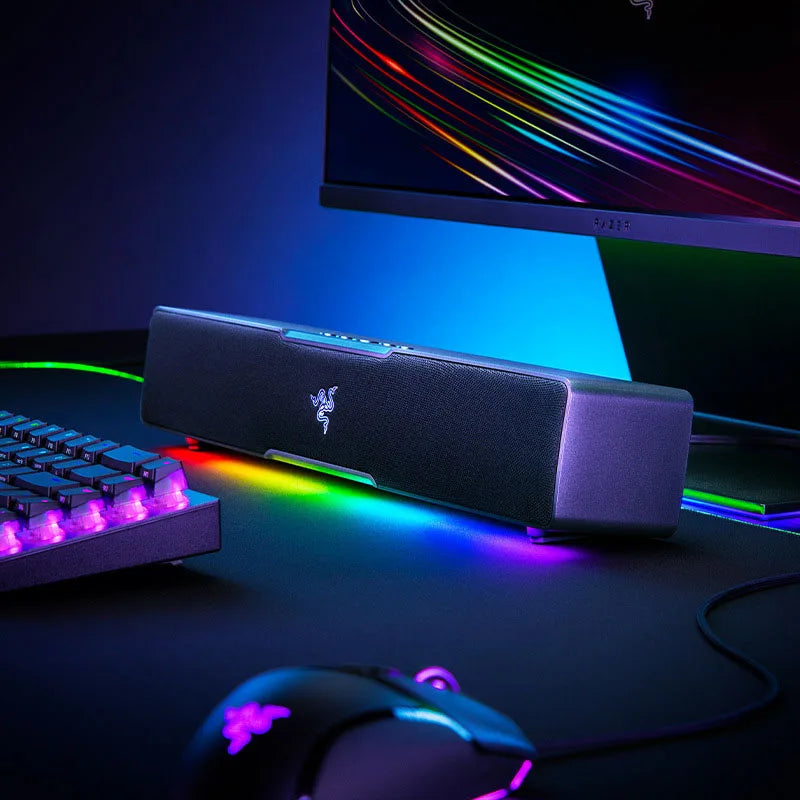 Barra de sonido para PC Razer Leviathan V2 X con controladores de rango completo, alimentación y entrega de audio por USB tipo C, altavoces estéreo Bluetooth 5.0