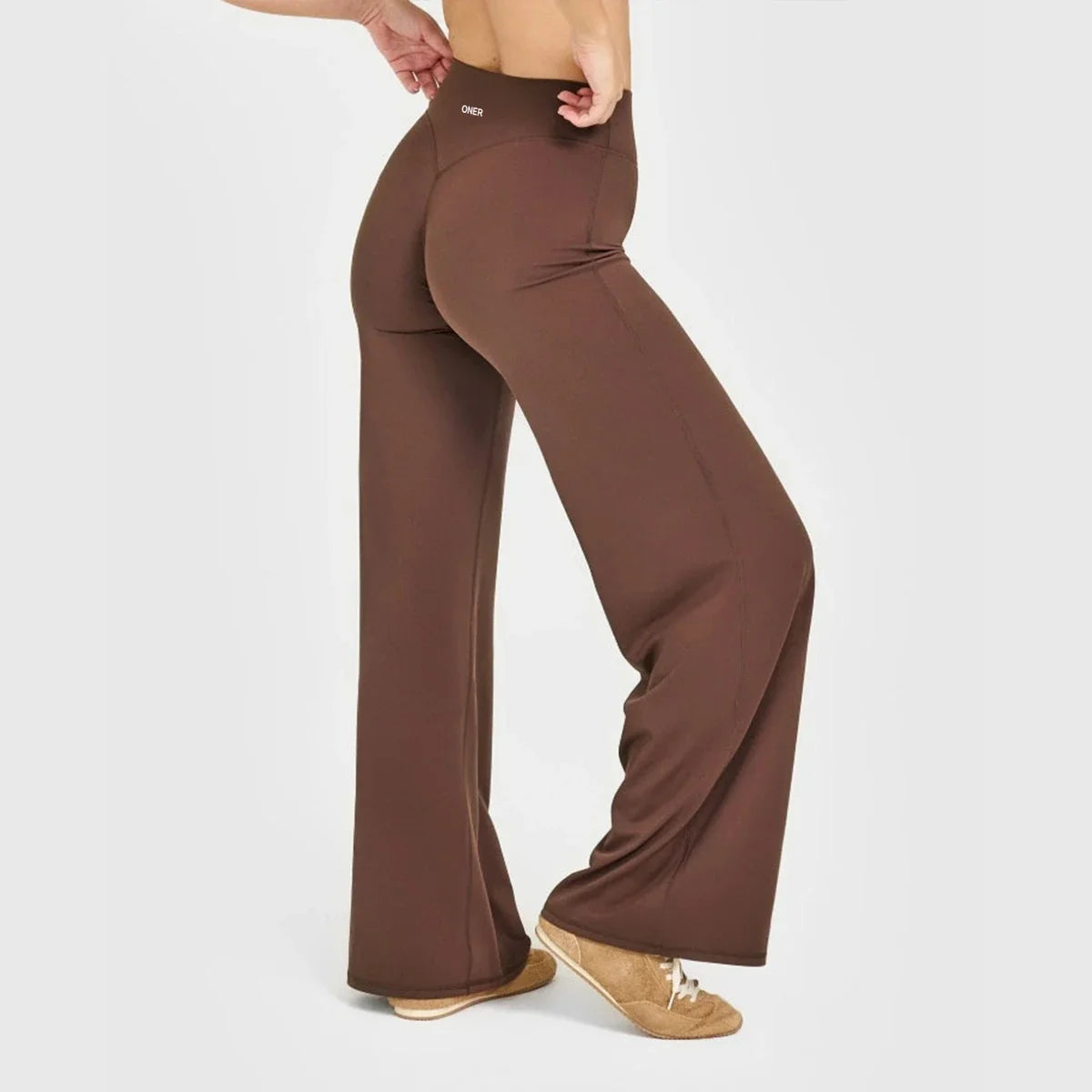 Active Wide Legging High Waist Sporty leggings woman Sports Long Pants Seamless Scrunch Hip-lifting Wide-leg pants