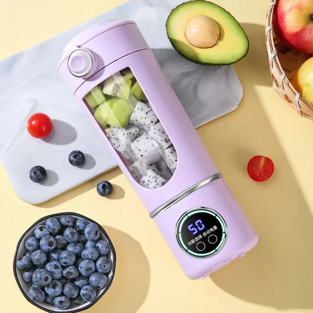 Licuadora eléctrica de acero inoxidable de 700 ml, licuadora de 12 hojas, resistente, sin BPA, para batidos, hielo, frutas y frutos secos.