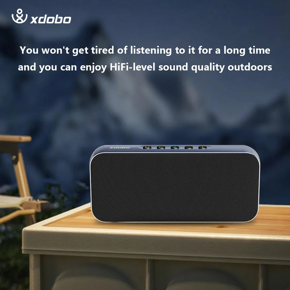 Altavoz inalámbrico XDOBO con subwoofer para el hogar, Smart TV, oficina, tableta, exterior, camping, fiestas, barra de sonido de 60 W, graves profundos, boombox