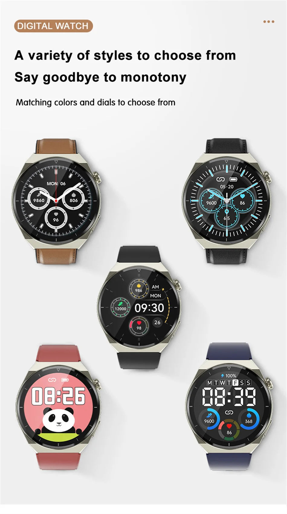 Reloj inteligente con tratamiento láser para hombres, dispositivo con ECG, PPG, frecuencia cardíaca, azúcar en sangre, monitor de salud, para Android e iOS, 2024