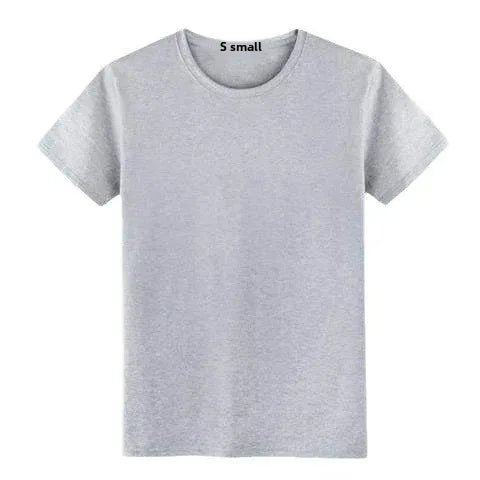 Camiseta deportiva de manga corta blanca pura para hombre, camiseta ajustada de media manga, color base negro, ropa informal de verano.