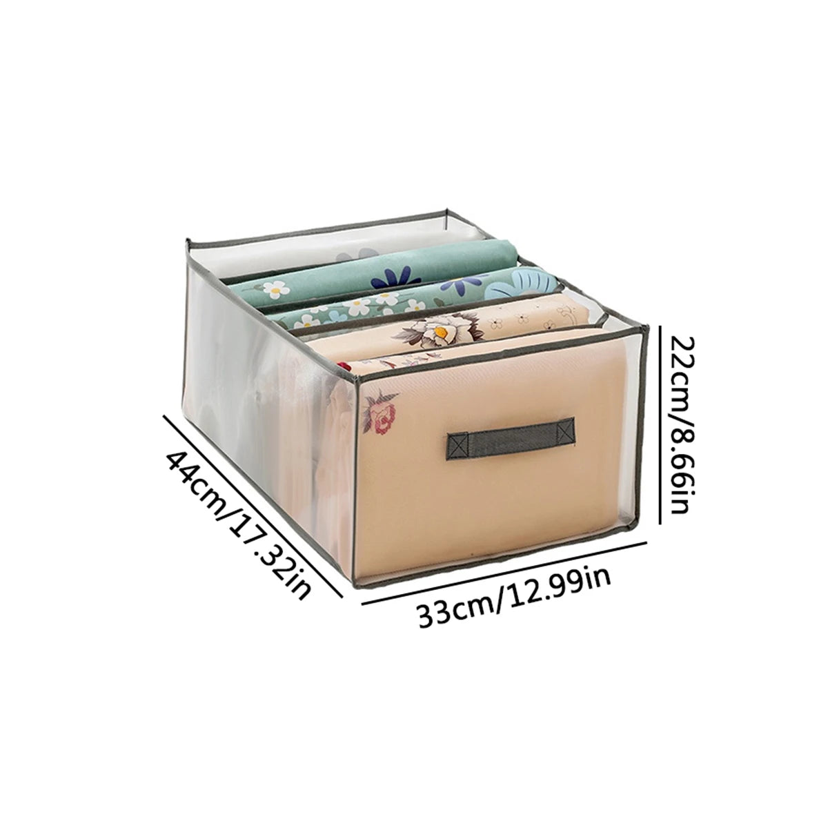 Caja de almacenamiento y clasificación de ropa de cama y sábanas