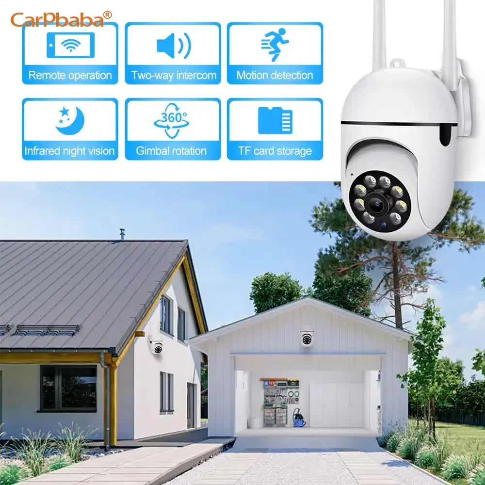 Cámara IP inteligente iCam365 para exteriores, seguridad para el hogar, vigilancia CCTV con WIFI, visión nocturna a color, audio bidireccional HD inalámbrico 1080P