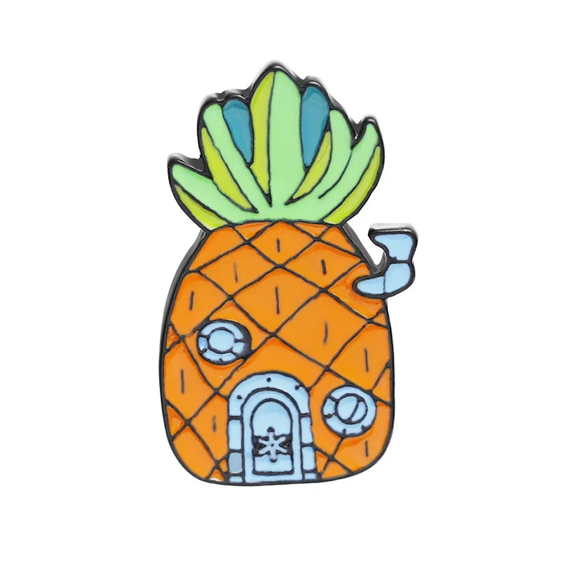 Pines de esmalte de anime clásicos para niños, broches de personajes kawaii, insignias para ropa, mochilas, solapas, accesorios de joyería de moda para niños.