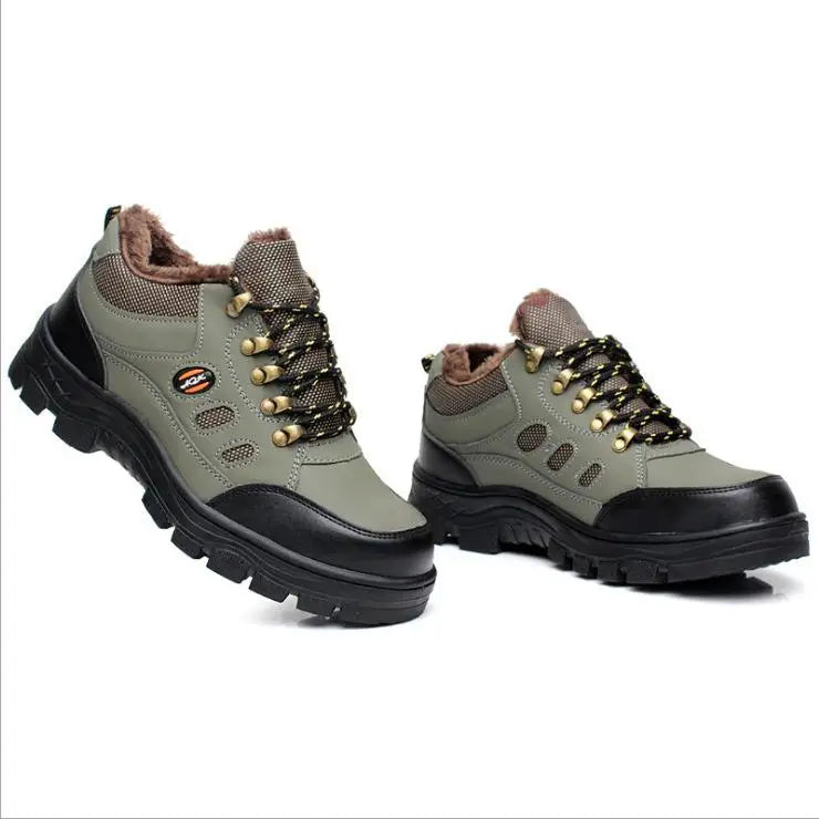 Zapatos de Seguridad 2023 Nuevos Zapatos de Seguridad de Invierno para Hombre, Felpa Abrigada, Alta Calidad, Trabajo al Aire Libre, Tallas Grandes, Sepatu Safety