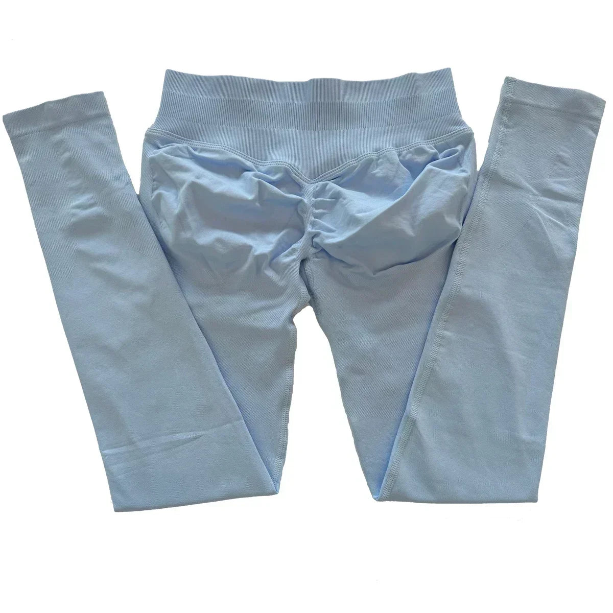 Leggings deportivas sin logo para mujer, efecto push-up, cintura baja, sin costuras, para gimnasio, yoga y entrenamiento.