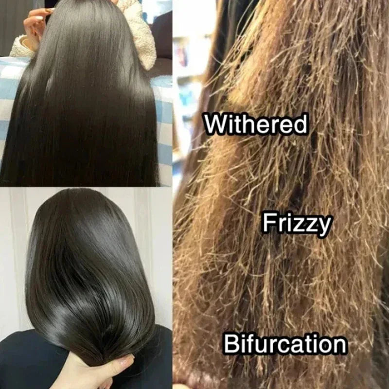 Cápsula vitamínica para el cabello, aceite de queratina, repara el cabello seco y encrespado, restaura la suavidad, el brillo y la hidratación profunda, nutre el cuero cabelludo, cuidado de belleza.