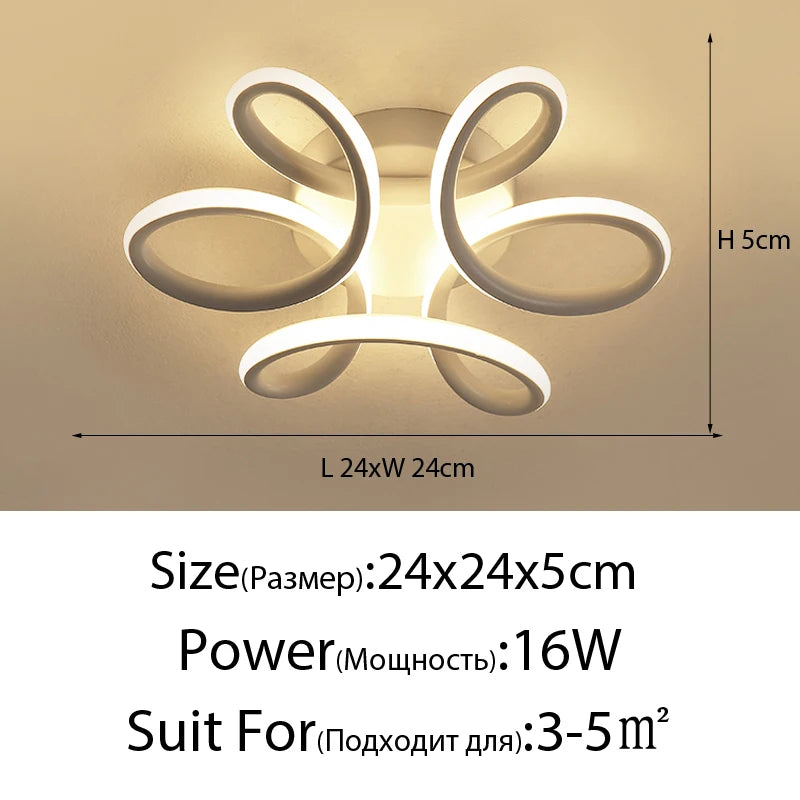 Lámpara de techo LED moderna minimalista para balcón, pasillo, porche, canal, estilo nórdico, para guardarropa