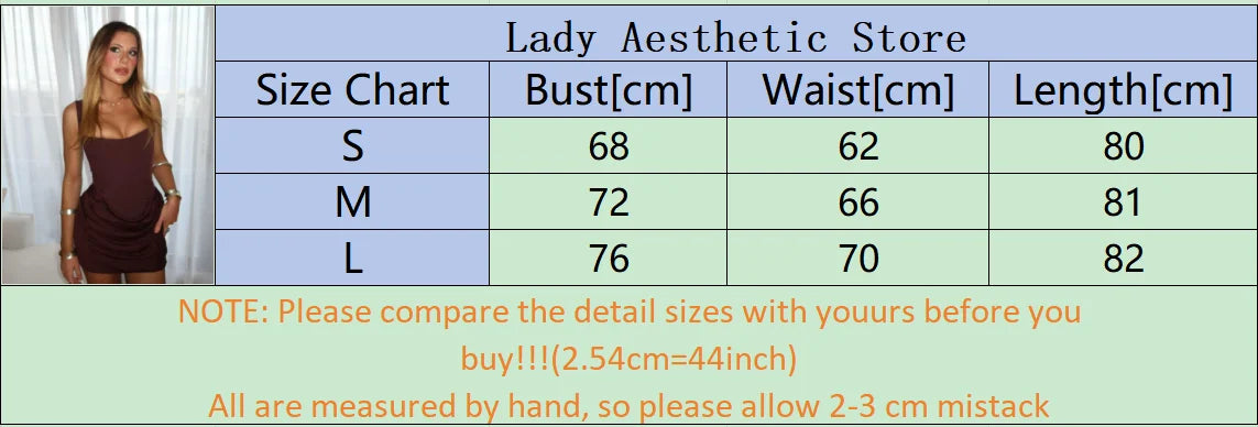 Women Coffee Pleated Sling Evening Mini Dresses Fashion Sleeveless High Waist U Neck Slim Short Dress Lady Highstreet Party Robe