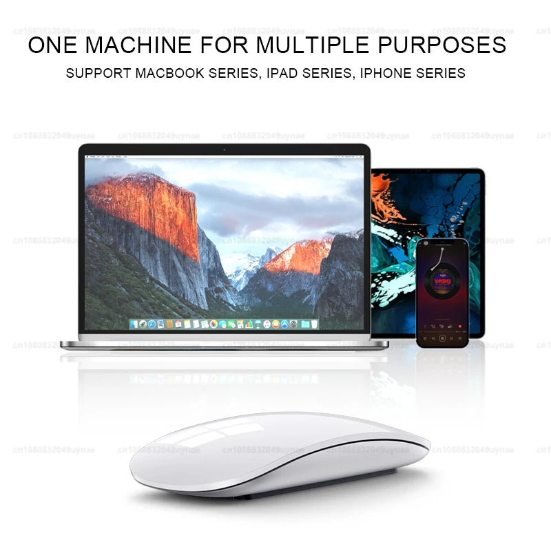 Ratón inalámbrico multitáctil original de Apple para Surface Magic Mouse, MacBook Pro, Air, minicomputadora portátil, tableta, iPad, Bluetooth 5.0.