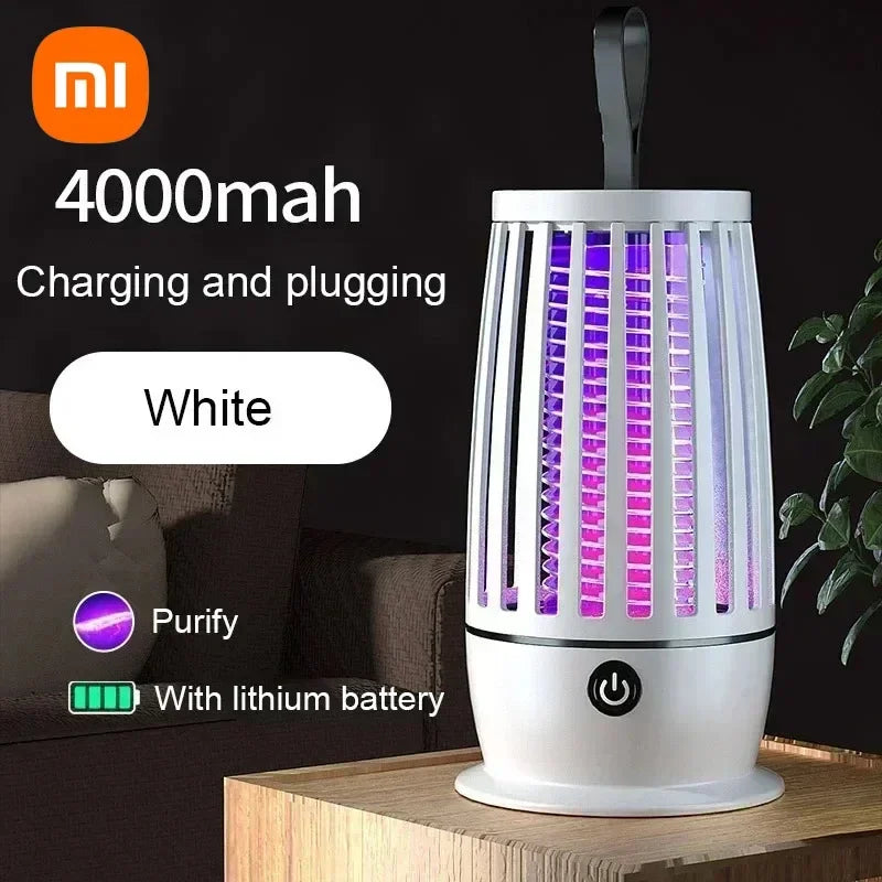 Lámpara antimosquitos Xiaomi, repelente de insectos, recargable por USB, para exteriores, silenciosa, potente, antimosquitos, eléctrica