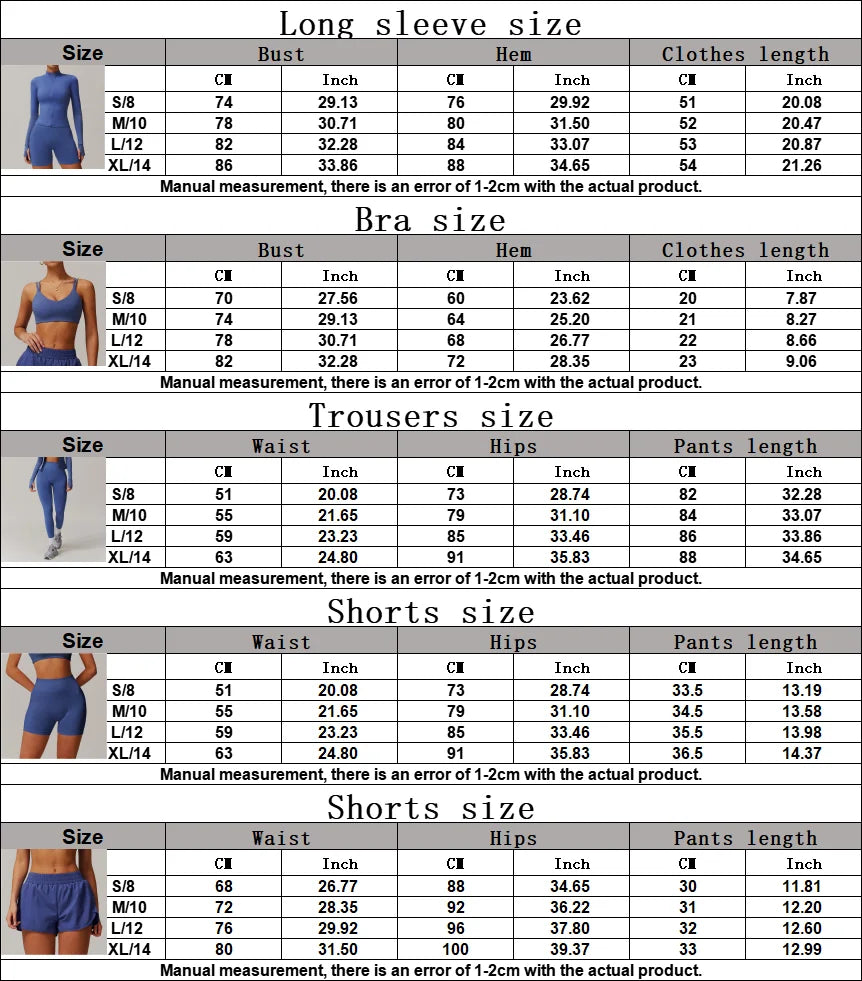 Conjunto deportivo de 2 piezas para mujer, chándal para correr, entrenamiento, con cremallera, pantalones cortos de manga larga, ropa de yoga, ropa deportiva