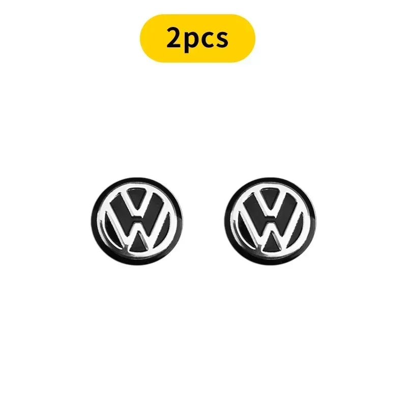 Pegatinas con emblema para llave de coche de 14 mm, accesorios para el logotipo de la llave de control automático para Volkswagen R Golf 4 Motion Polo Touran TSI TDI R32 MK4 GTI
