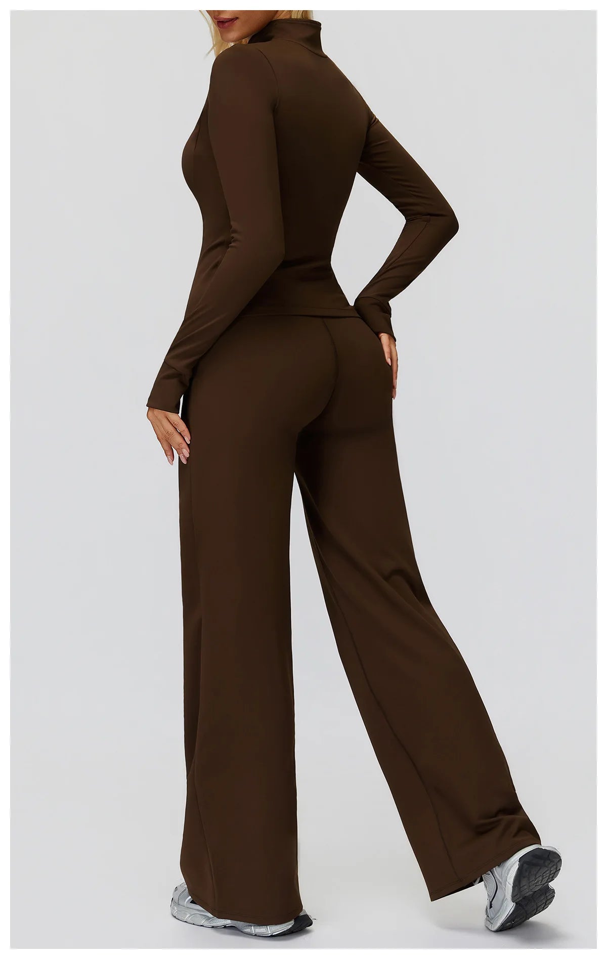 Women High Waist Wide Leg Pants Leggings Fitness Bell-bottoms Yoga Flared Leggings Push Up Gym Workout Flared Pants Sportswear