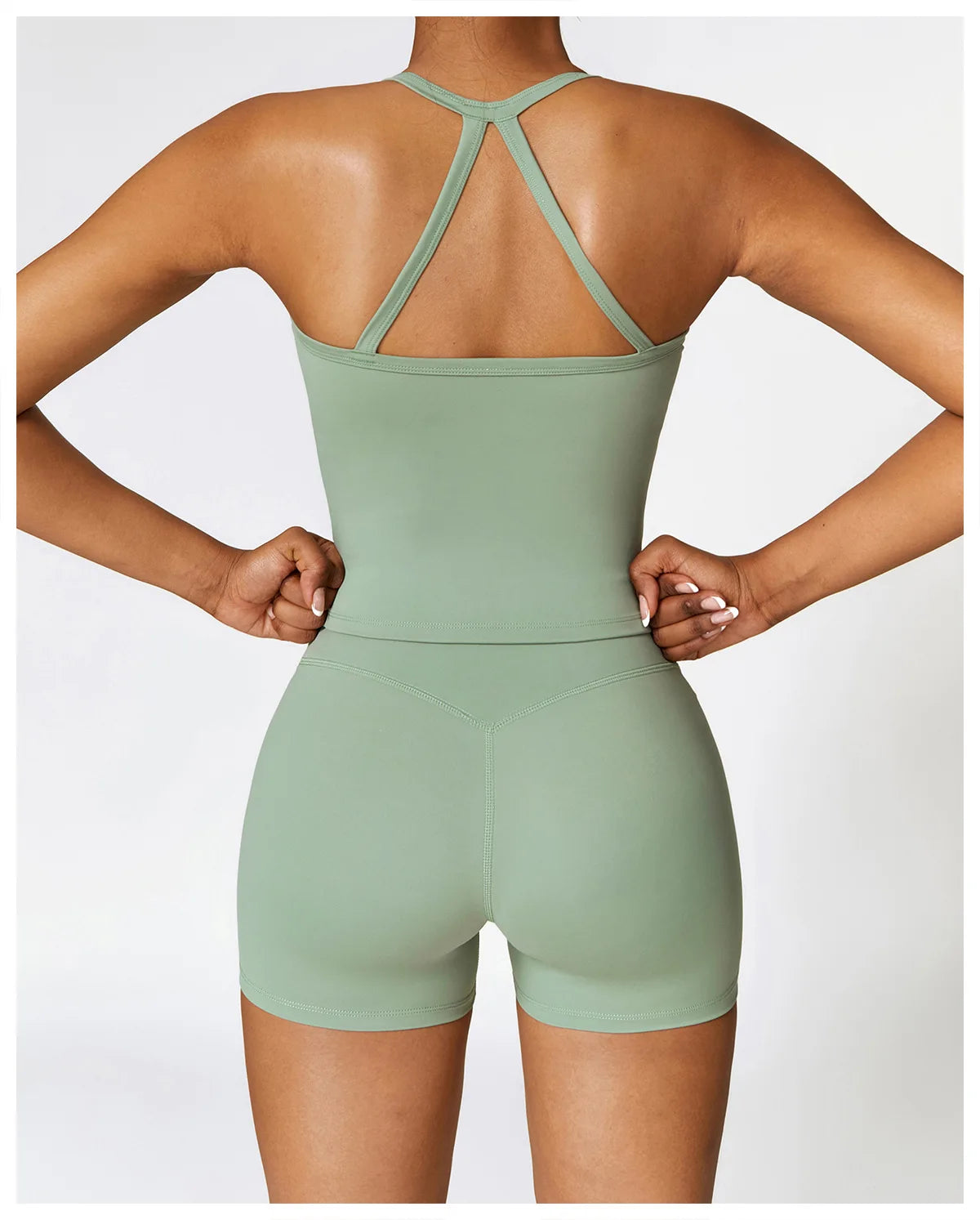 2PCS Seamless Yoga Set Women Workout Set Sportswear Gym Clothing Fitness Long Sleeve Crop Top High Waist Leggings Sports Suits