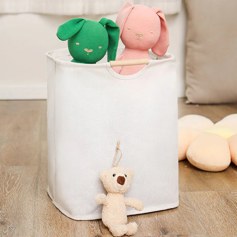 Cesta de lavandería de gran capacidad para ropa sucia con asa, cesta plegable para ropa, accesorios de baño