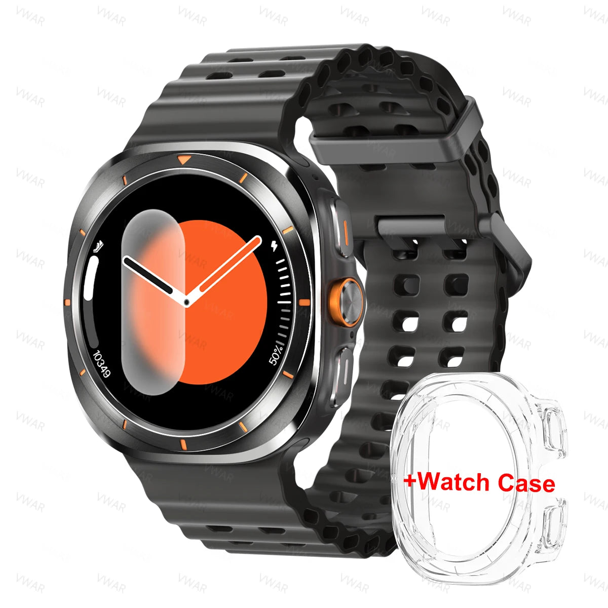 Reloj inteligente Vwar Watch 7 Ultra de 47 mm, IP68, resistente al agua, Bluetooth, llamadas, brújula, para hombre y mujer, pantalla AMOLED de 1,43", SpO2