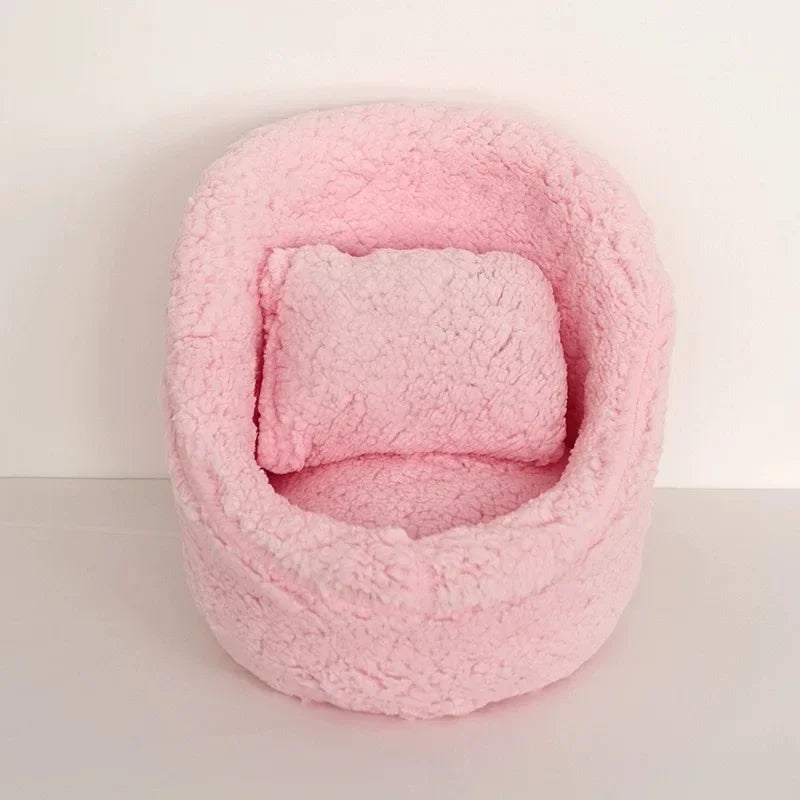 2 piezas de sofá para bebé, accesorios de fotografía para recién nacidos, silla suave de color sólido con juego de cojines y almohadas, accesorios para estudio fotográfico de bebés.