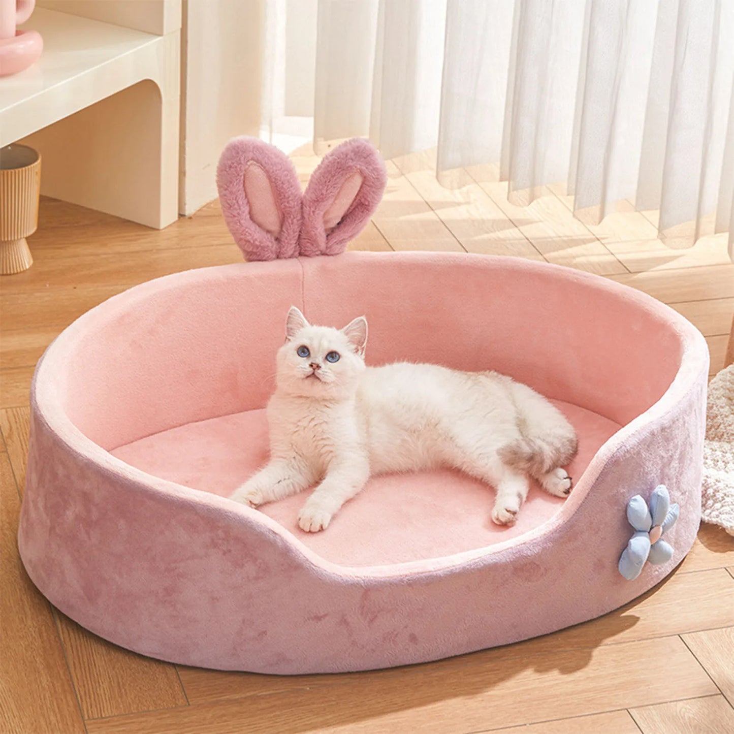 Cama desmontable para mascotas, lavable, suave, cómoda y cálida para las cuatro estaciones.