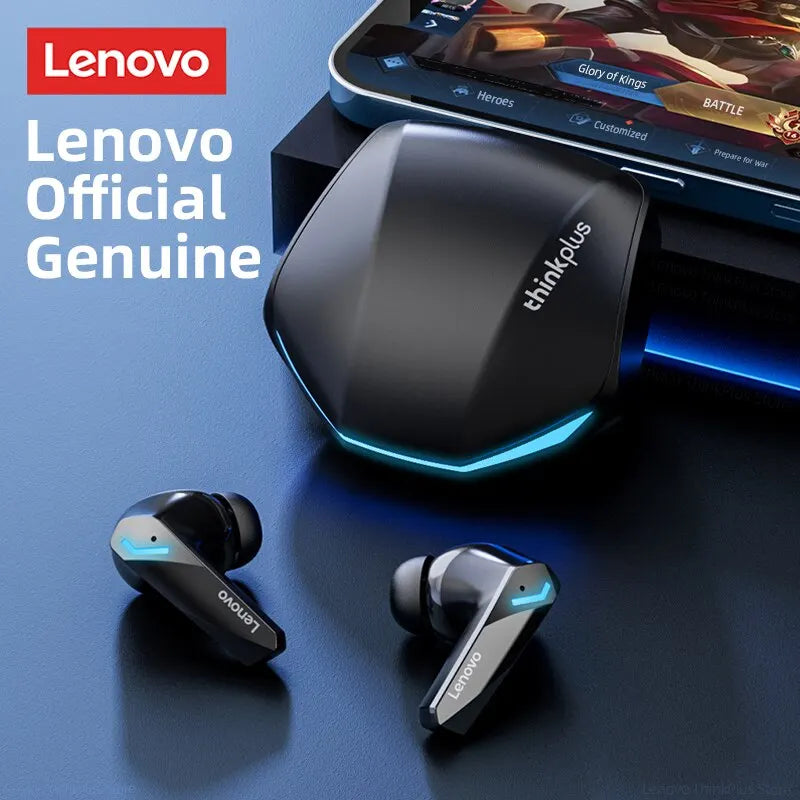 Auriculares deportivos Lenovo GM2 Pro con Bluetooth 5.3, inalámbricos, intraaurales, para juegos, de baja latencia y modo dual, para música. Nuevos.