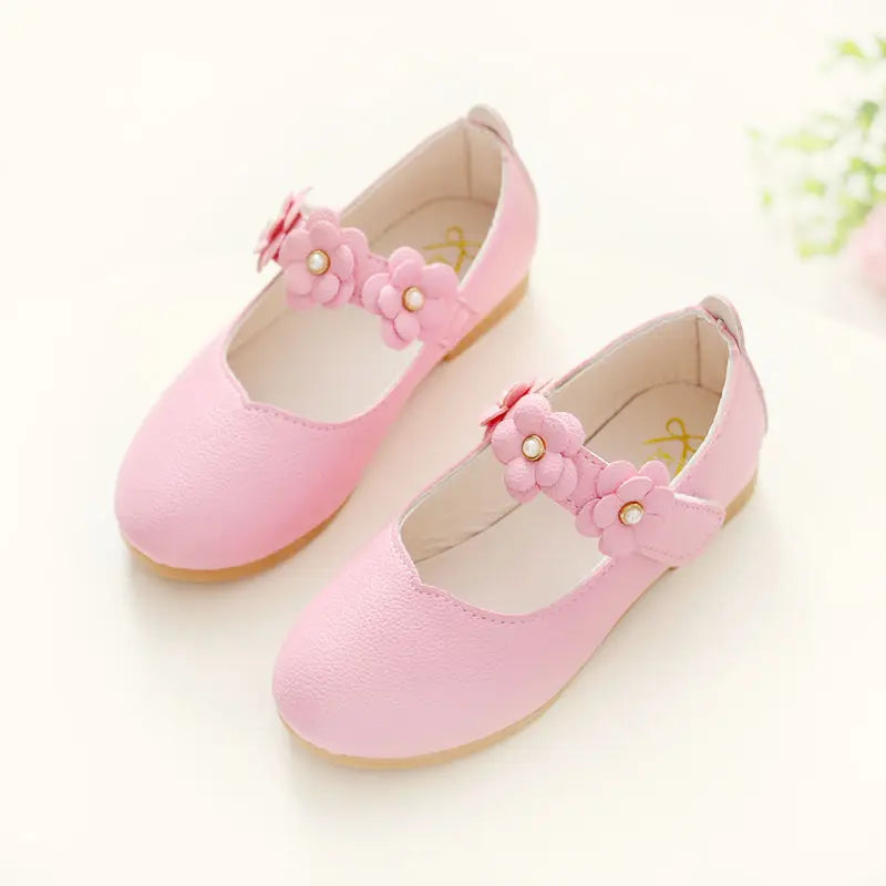 Zapatos de baile para niños, zapatos de princesa para niñas, calzado de cuero suave y transpirable, calzado de rendimiento antideslizante para estudiantes.