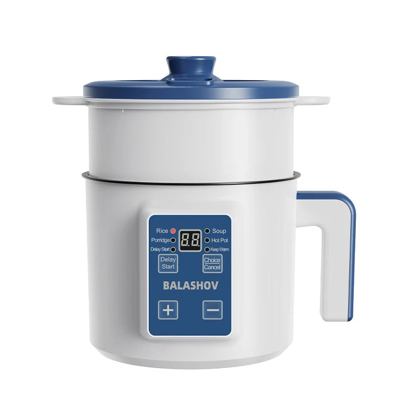 Olla arrocera eléctrica de 1,7 l, de una sola capa y doble capa, 220 V, antiadherente, inteligente, mecánica, para cocinar arroz al vapor en casa.