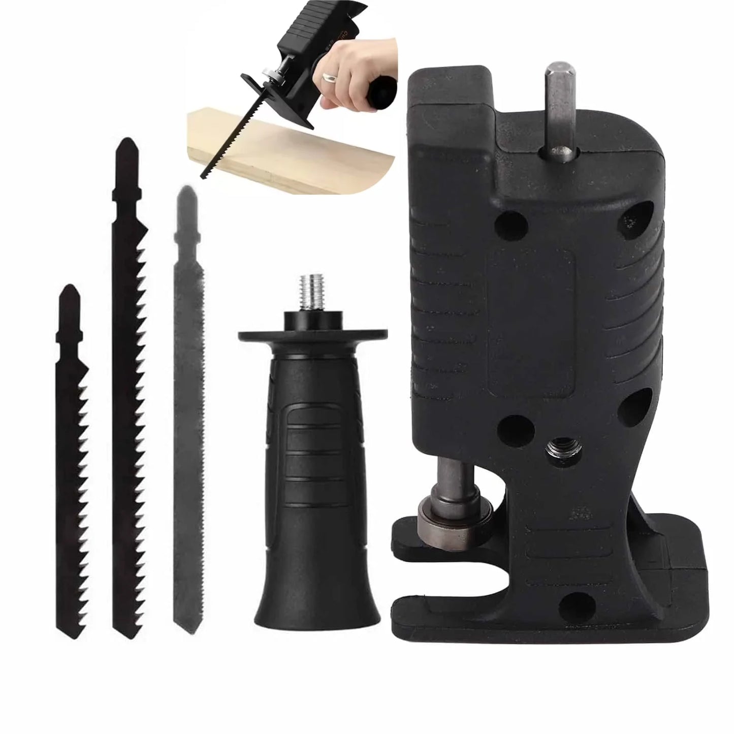 Taladro eléctrico de mano a sierra eléctrica Sierra alternativa doméstica Juego de accesorios para herramientas eléctricas de mano de carpintero a pequeña escala