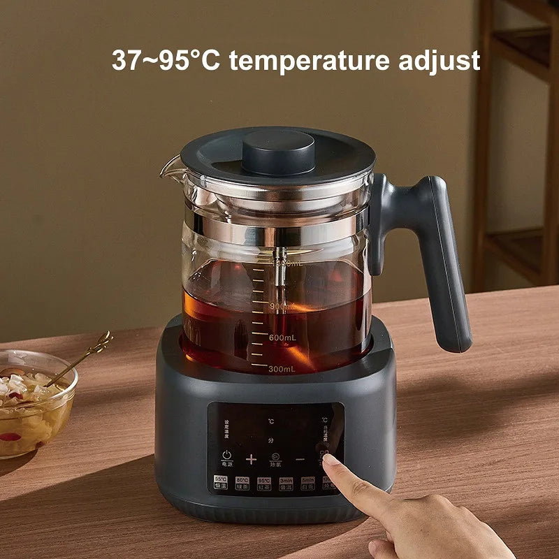 Tetera eléctrica multifuncional de 1,3 l con regulador de temperatura constante para leche, vaporizador y oficina, 220 V