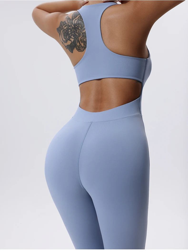 Conjunto de yoga, mono para mujer, para todas las estaciones, informal, deportivo, sin mangas, ajustado, ropa deportiva, todo en uno, mono, ropa para mujer